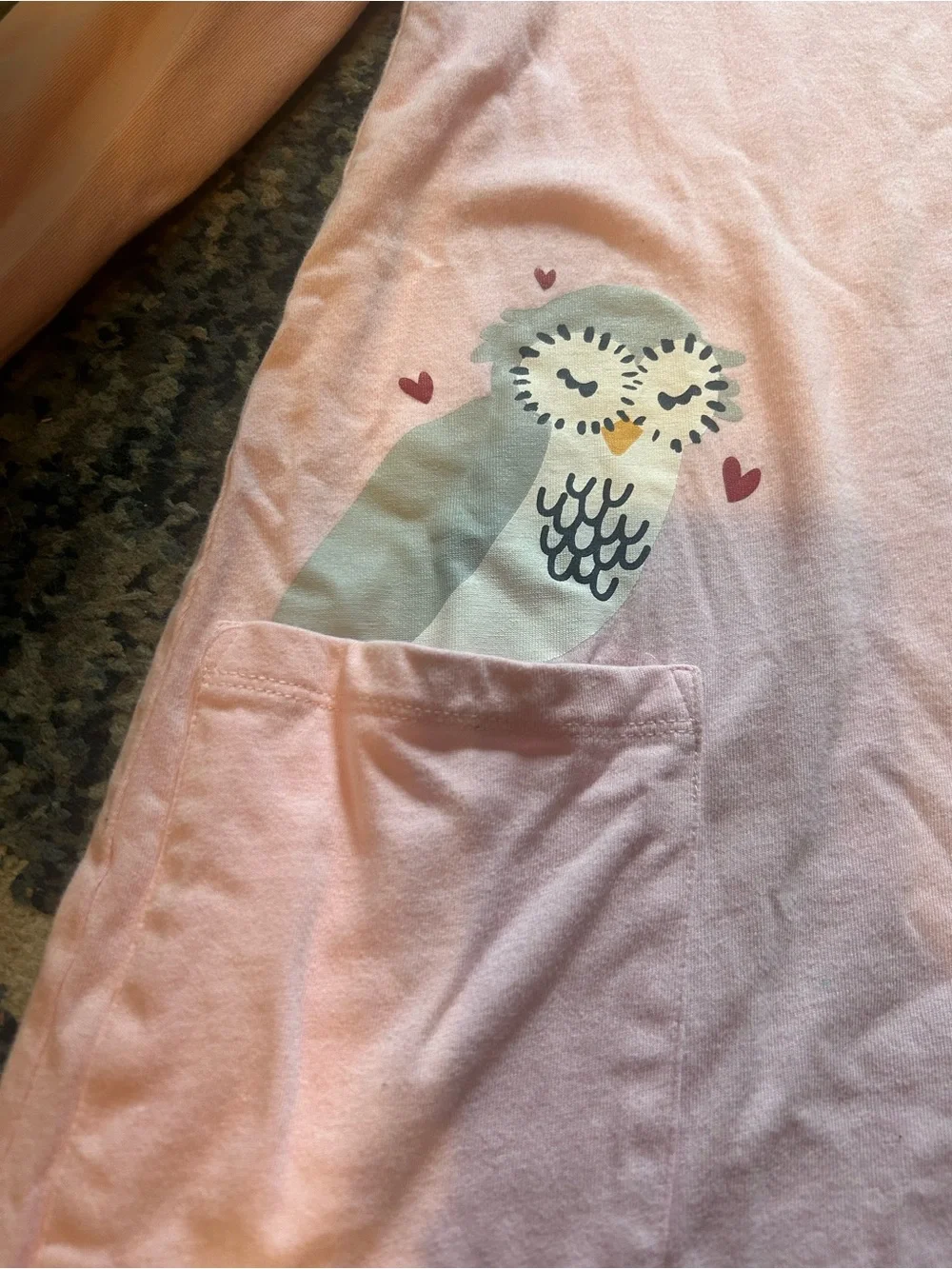 Hanna Andersson Pocket Peek Art Dress size 8 girls